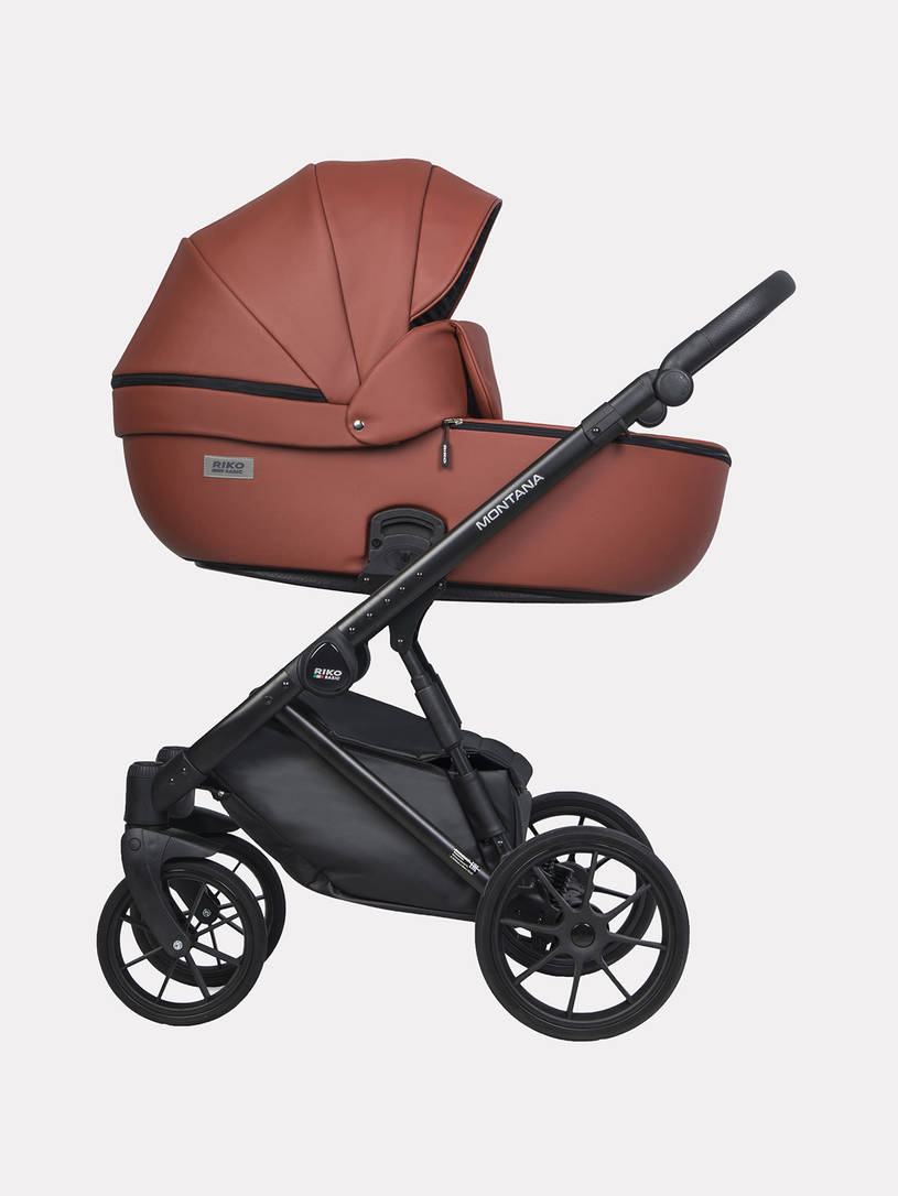 Коляска 2 в 1 Riko Basic Montana Ecco 17, Maroon