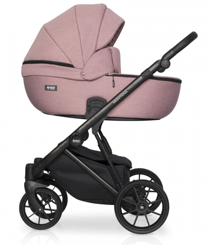 Коляска 3 в 1 Riko Basic Montana 05 розовый