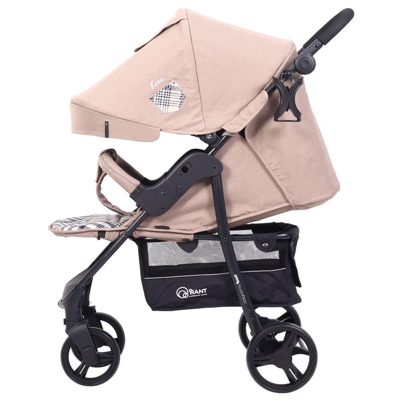 Прогулочная коляска Rant Kira Trends, цвет: бежевая шотландка