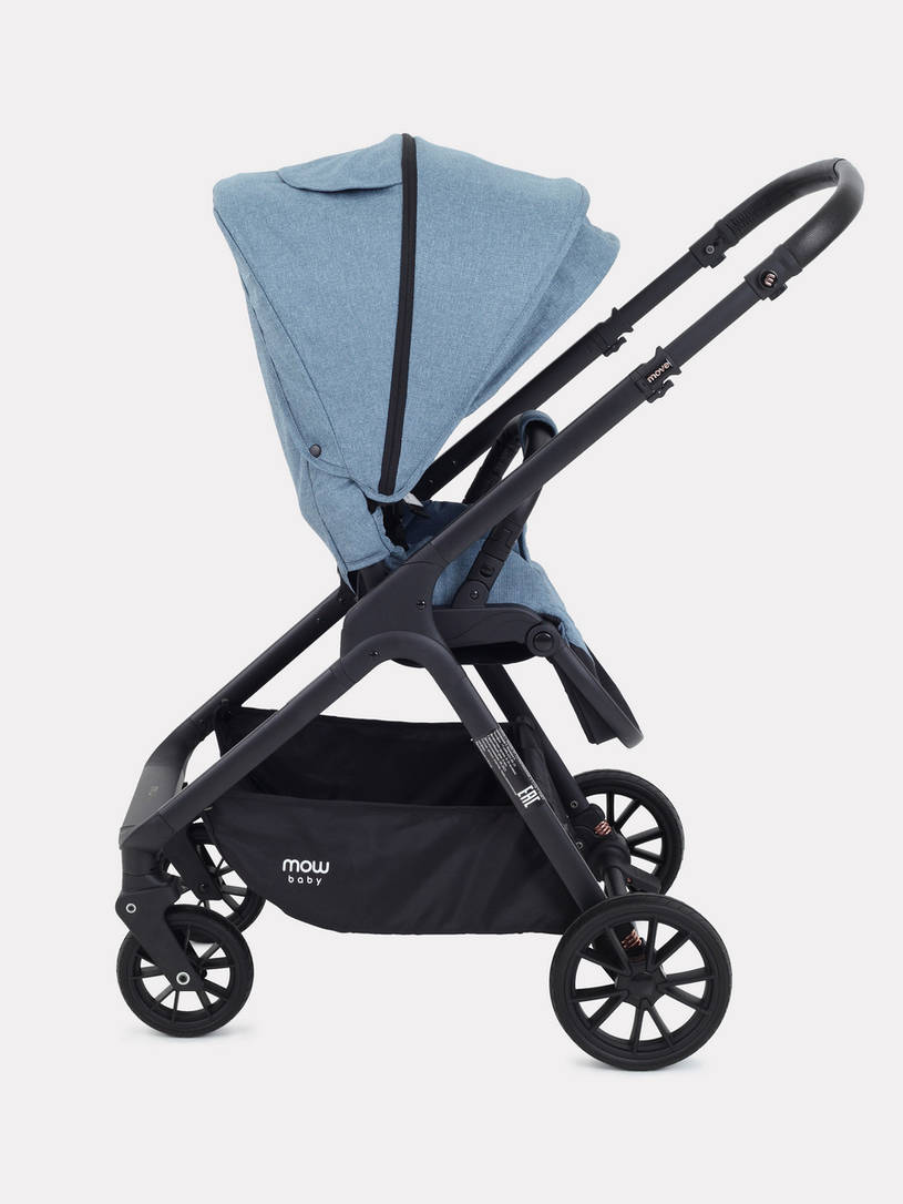 Коляска 2 в 1 Mowbaby Move 2023 с сумкой Blue