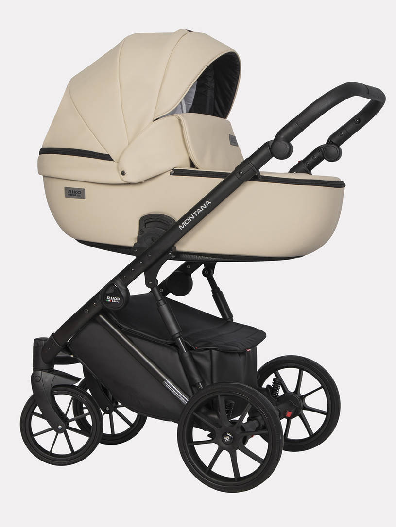 Коляска 2 в 1 Riko Basic Montana Ecco 15 ivory beige