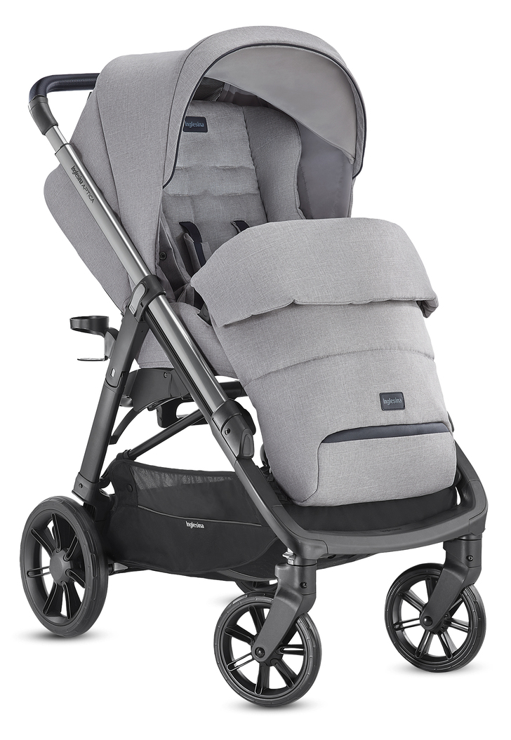 Коляска 2 в 1 Inglesina Aptica с подставкой под люльку Stand Up, Silk Grey