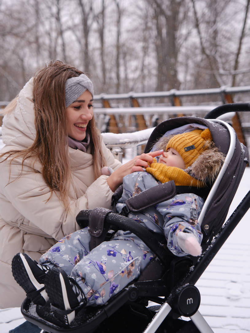 Коляска 2 в 1 Mowbaby Tilda Carbon