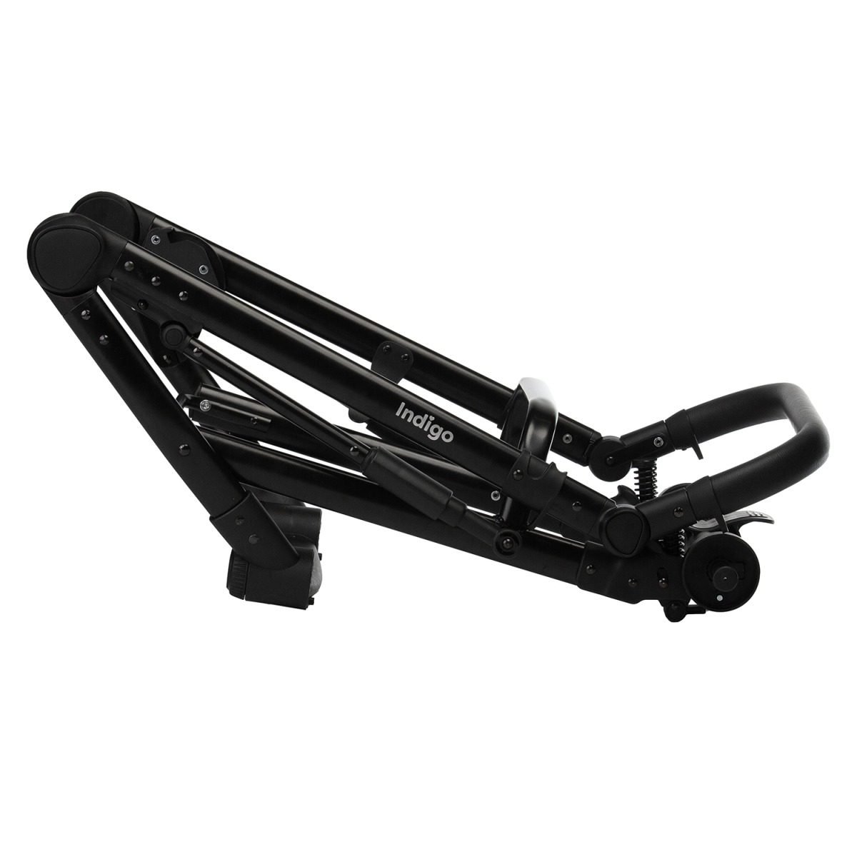 Коляска 2 в 1 Indigo Tour Eco, Te 01 (Черная кожа + Бежевая кожа)