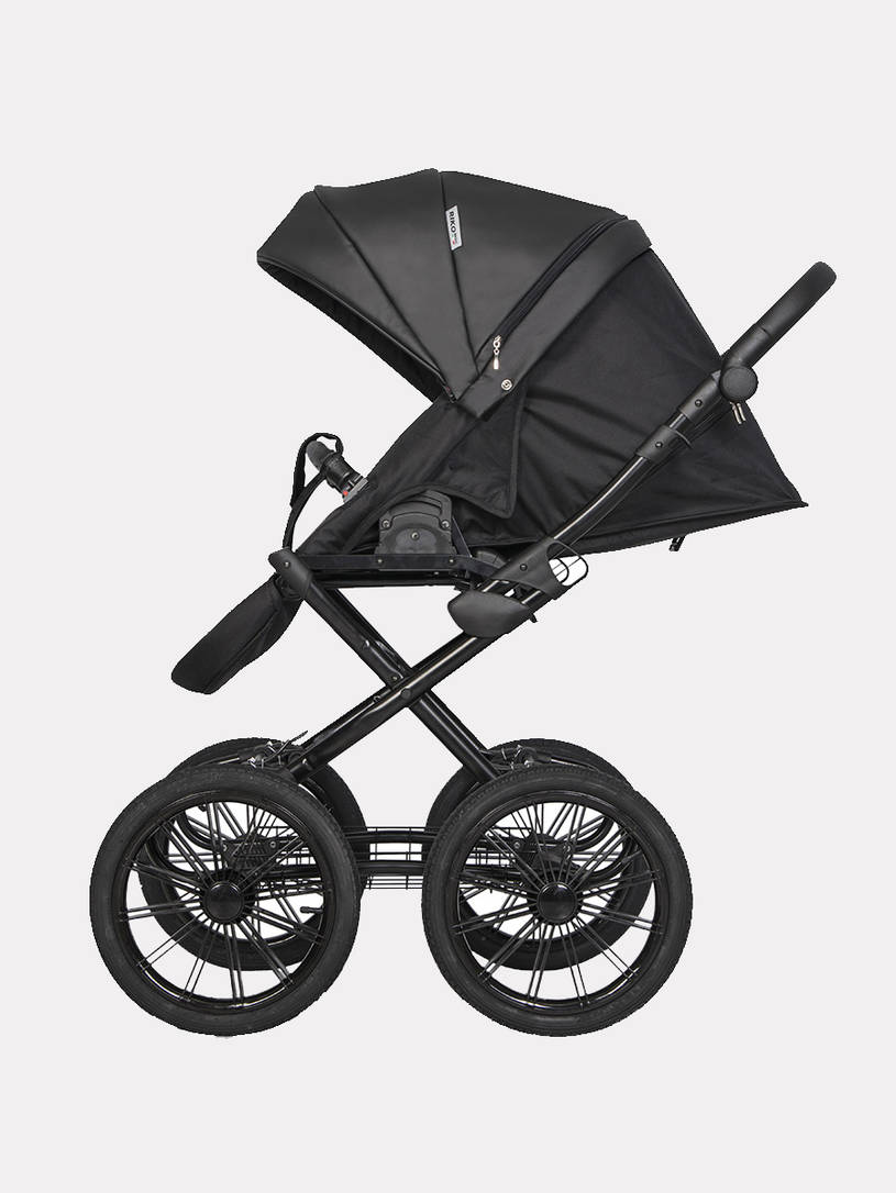 Коляска 2 в 1 Riko Basic Ozon Prestige 06 черный