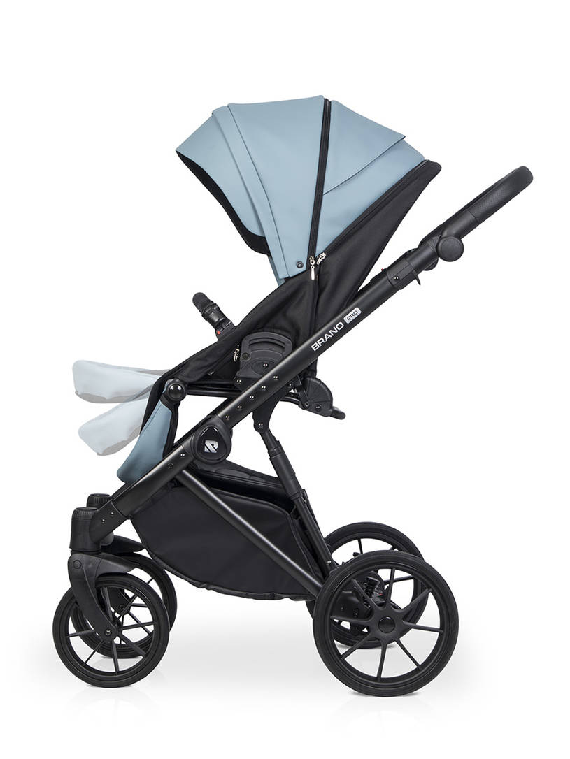 Коляска 2 в 1 Riko Brano Pro Crystal blue
