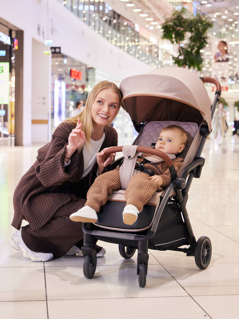 Коляска прогулочная Mowbaby Atom Beige