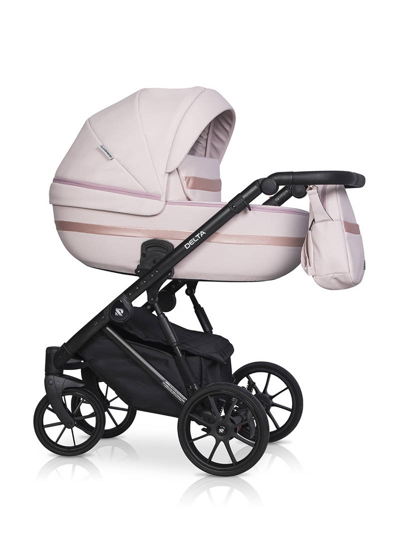 Коляска 2 в 1 RIKO BASIC DELTA ECCO 14 Rose