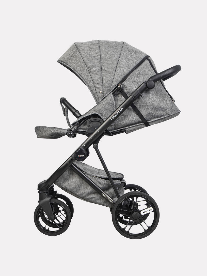 Коляска 2 в 1 Riko Basic Havana 03 графит