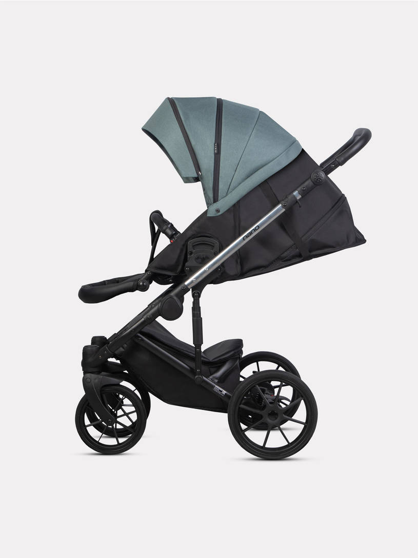 Коляска 2 в 1 Riko Nano Thermo Fabric 14 Dark sage
