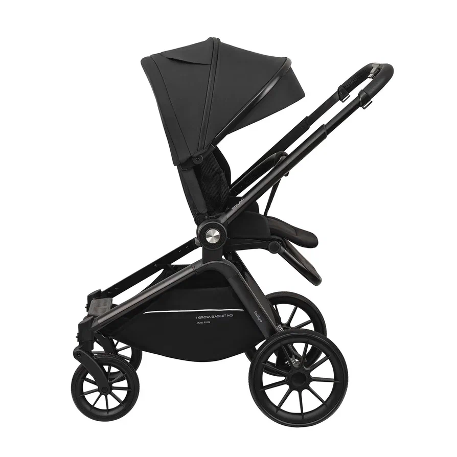 Коляска 2 в 1 Indigo SOLAR черный