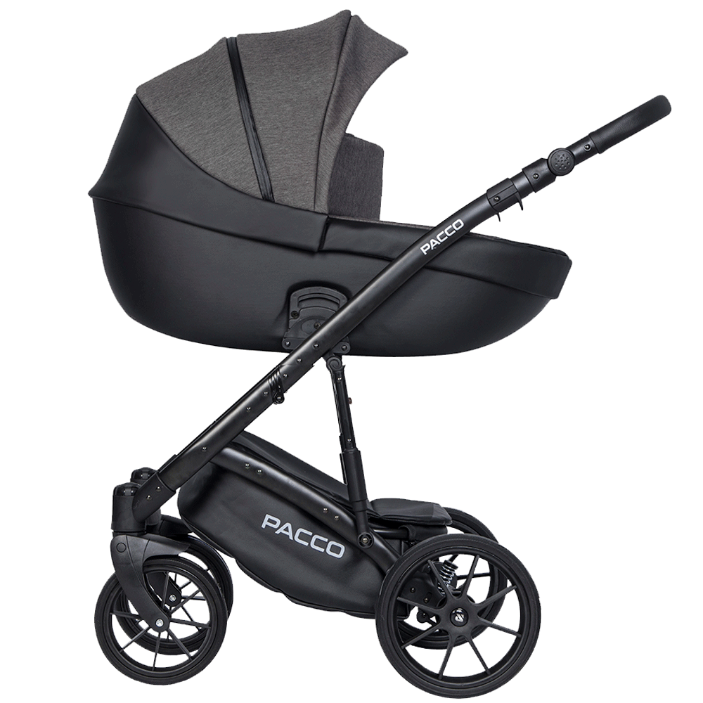 Коляска 3 в 1 RIKO BASIC PACCO 04 Carbon