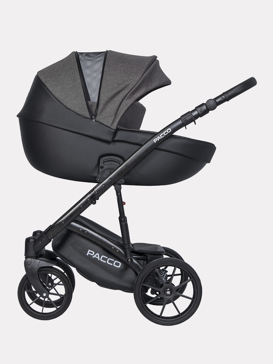 Коляска 3 в 1 RIKO BASIC PACCO 04 Carbon