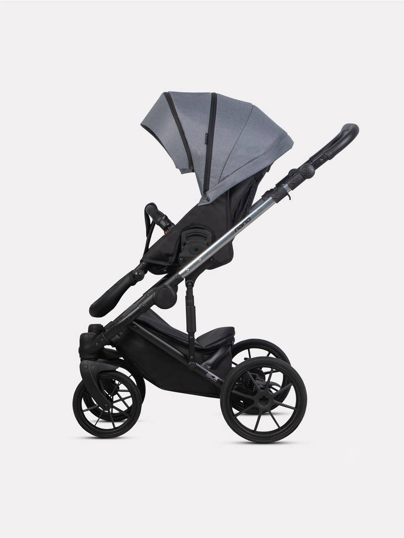 Коляска 2 в 1 Riko Nano Thermo Fabric 12 Graphite