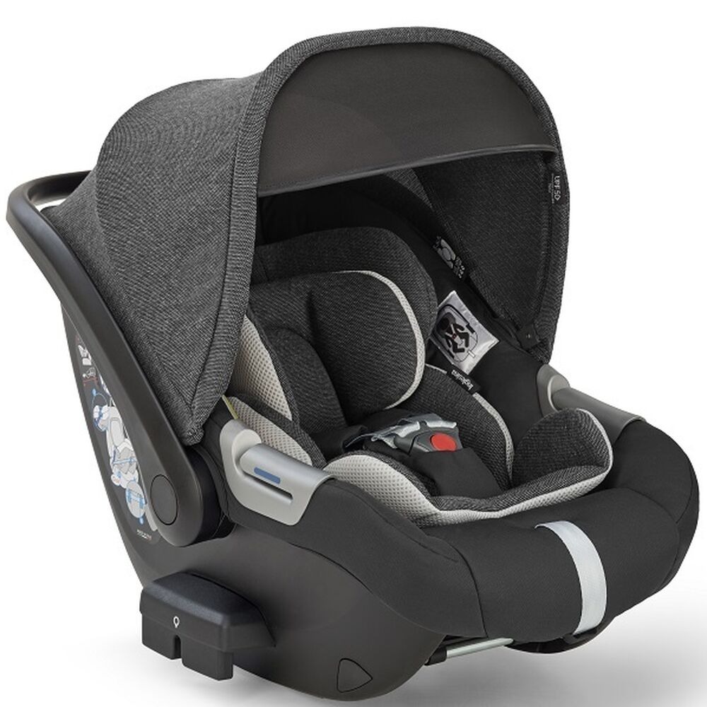 Коляска 3 в 1 i-Size Inglesina Electa с подставкой под люльку Standup, Upper Black