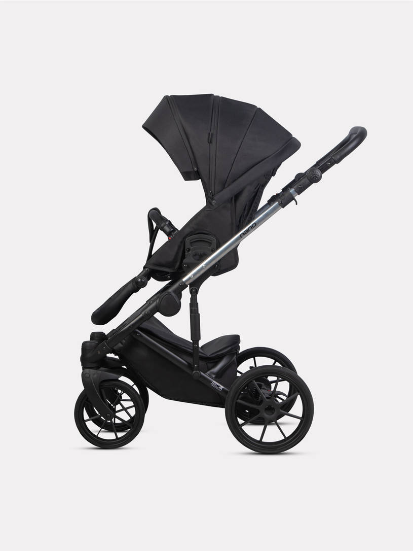Коляска 2 в 1 Riko Nano Thermo Fabric 13 Black