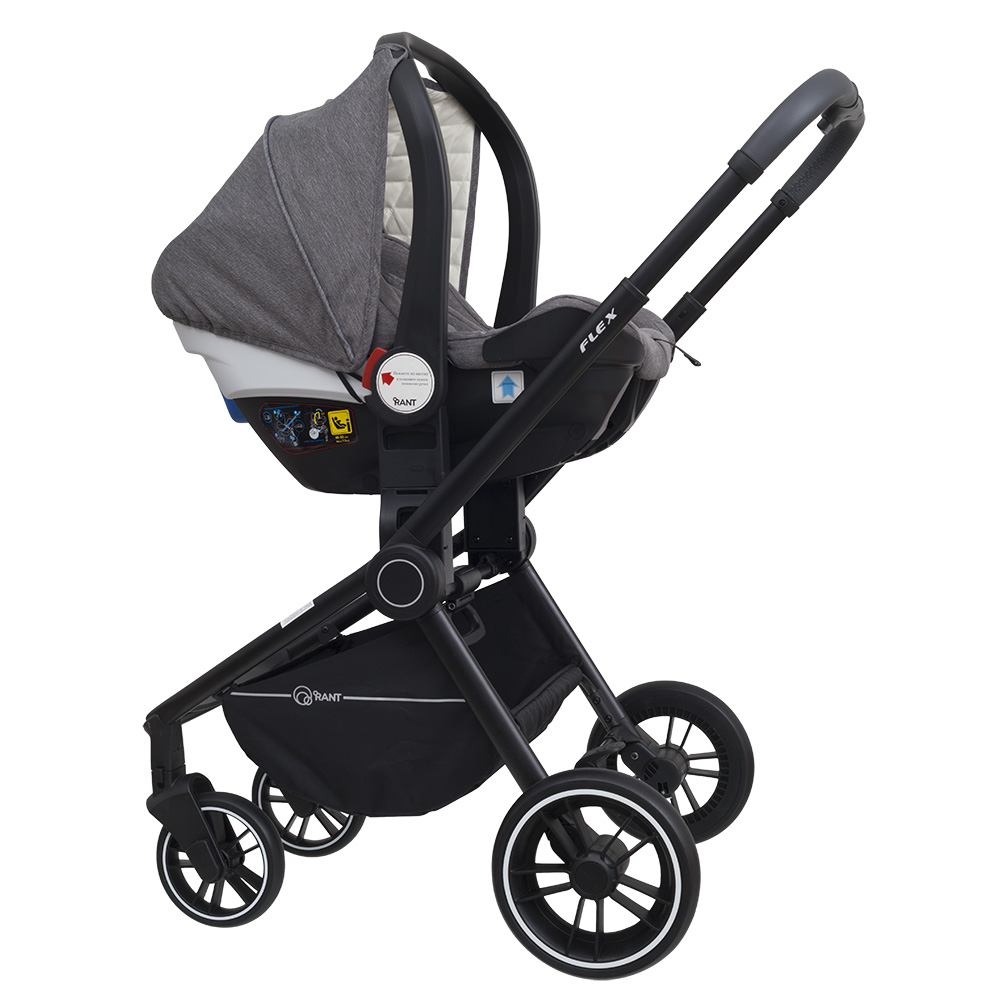 Коляска 3 в 1 Rant Flex Trends Grey серый