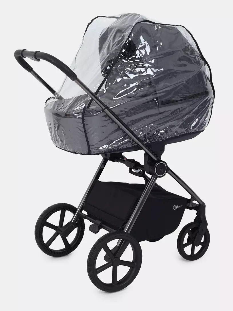 Коляска 2 в 1 Rant Teo Black Chrome Graphite