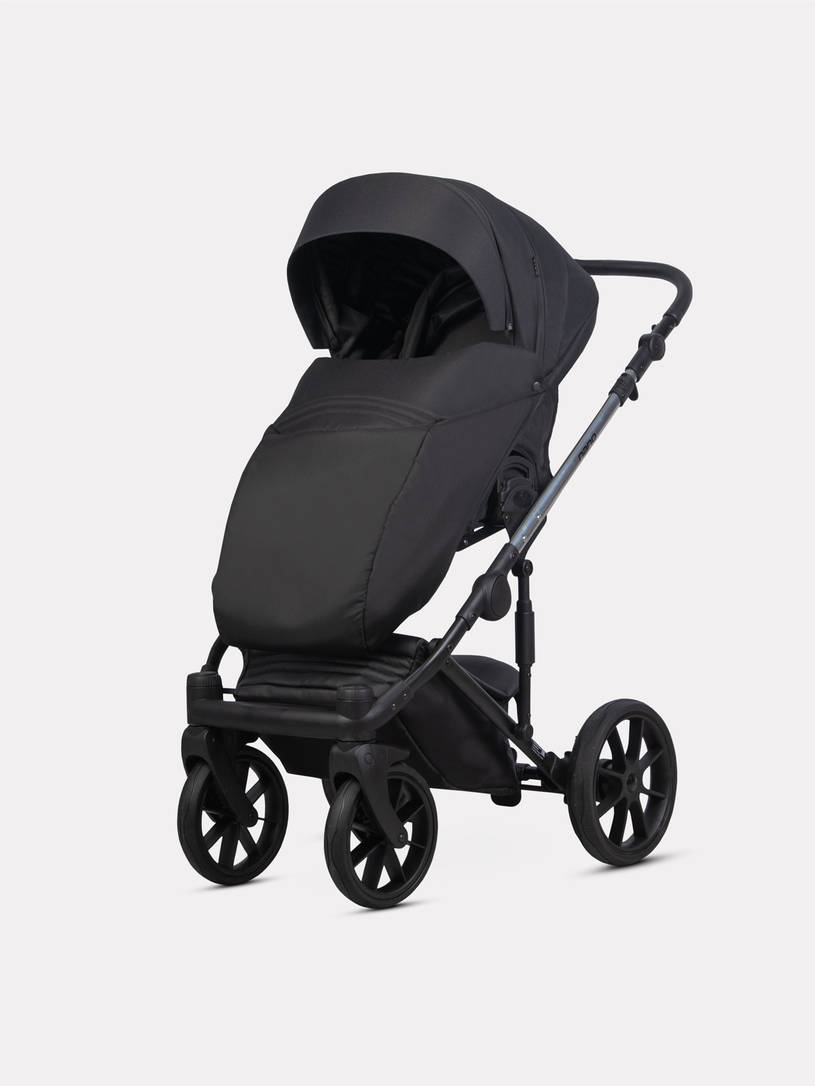 Коляска 2 в 1 Riko Nano Thermo Fabric 13 Black