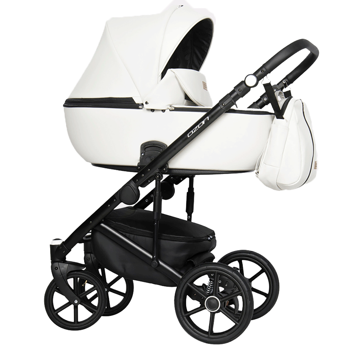 Коляска 2 в 1 Riko Basic Ozon 07 белый