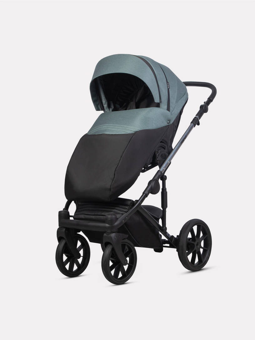 Коляска 2 в 1 Riko Nano Thermo Fabric 14 Dark sage
