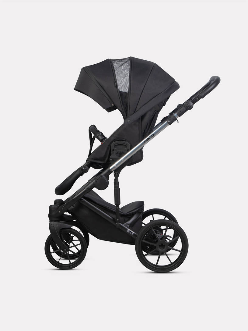 Коляска 2 в 1 Riko Nano Thermo Fabric 13 Black