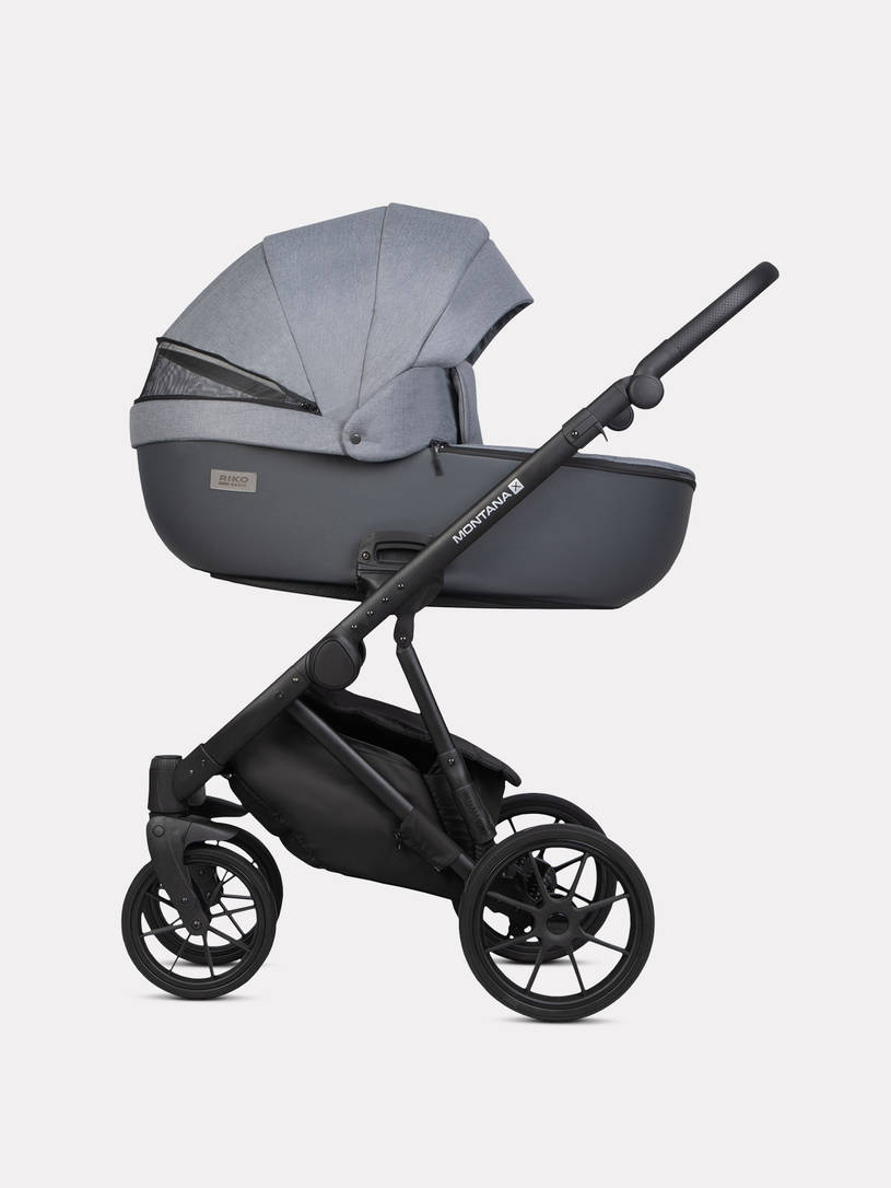 Коляска 2 в 1 Riko Basic Montana X Plus 40 Graphite