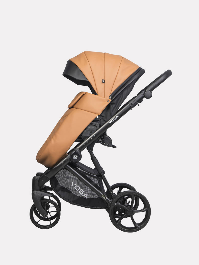 Коляска 2 в 1 Riko Basic Yoga Ecco 13 Caramel