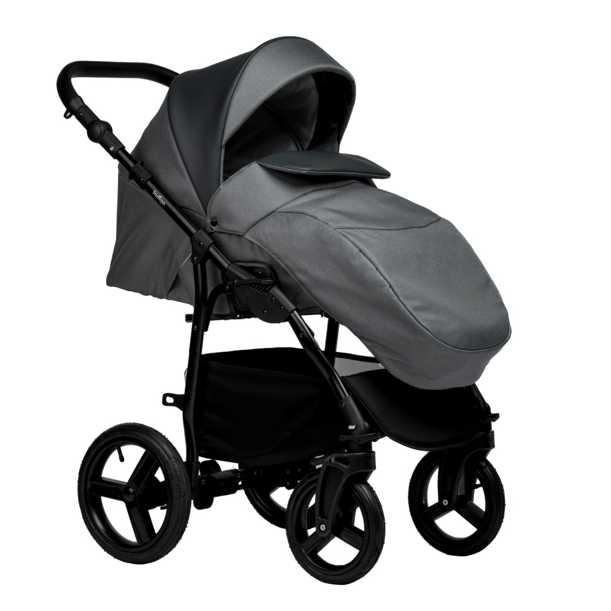 Коляска 2 в 1 Indigo Impulse Eco, Ie 06 (Серый)