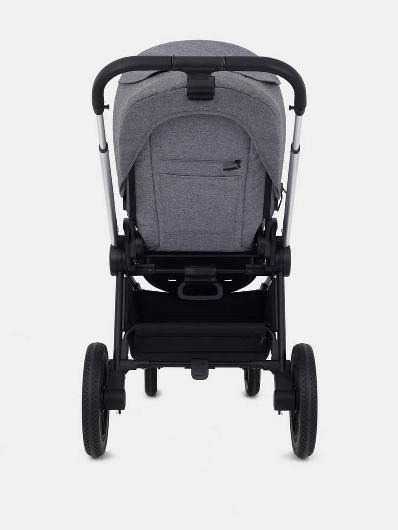 Коляска 3 в 1 Mowbaby Zoom Silver 2025 grey