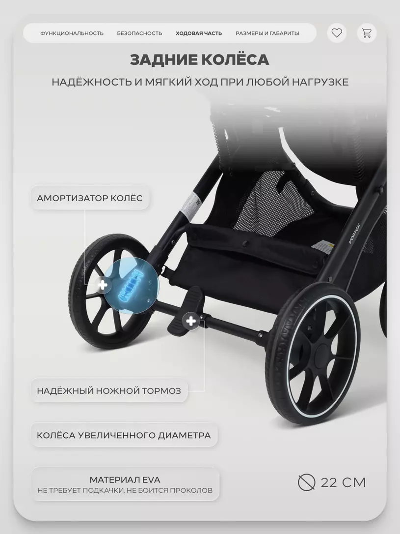 Коляска прогулочная Rant Basic Vortex Olive