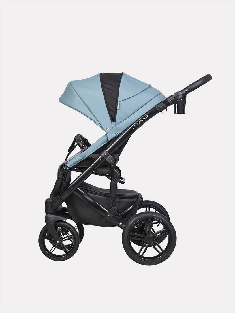 Коляска 3 в 1 Riko Sigma Pro Сrystal blue