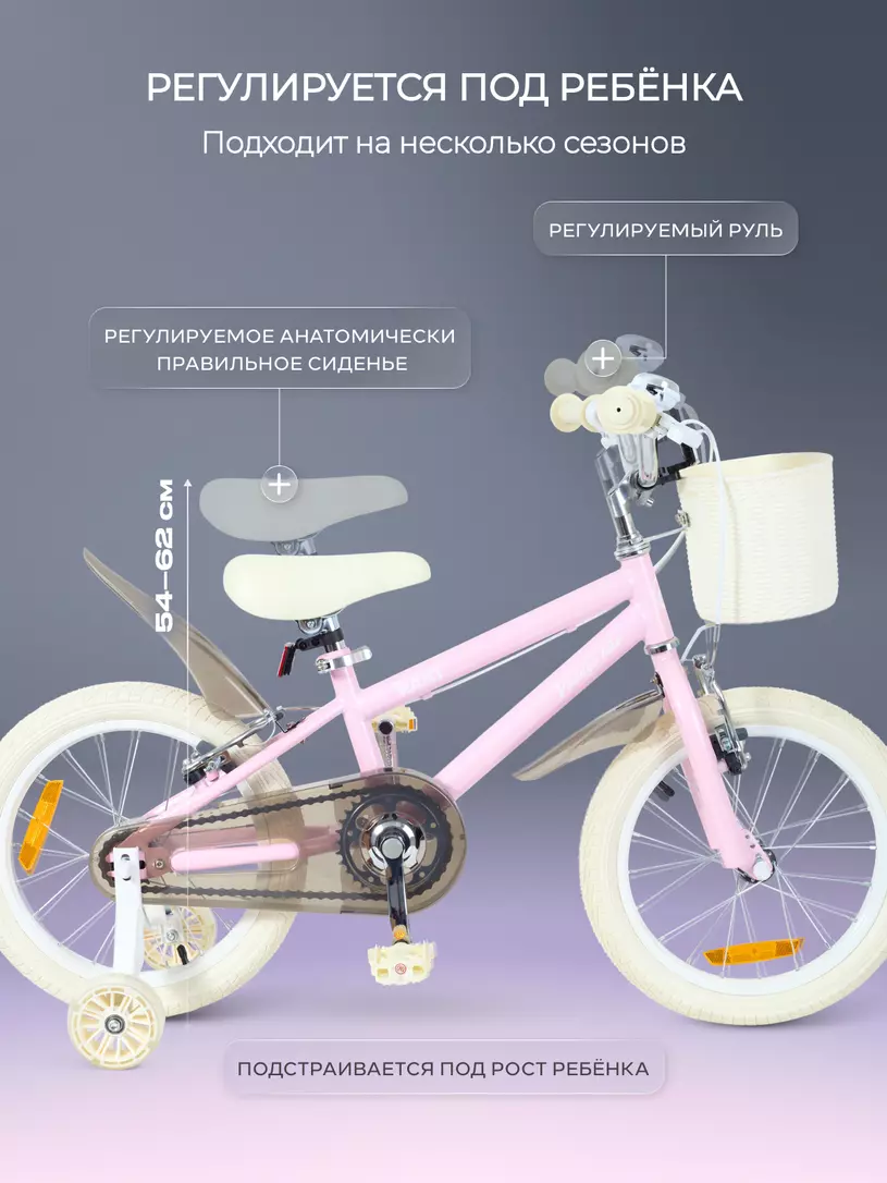 Велосипед 2-колесный Rant Vintage 16 Pink