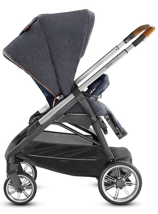 Коляска 2 в 1 Inglesina Aptica  с подставкой под люльку Stand Up,  Alaska Blue