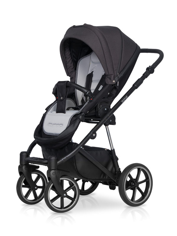 Коляска 3 в 1 Riko Side 05 Anthracite темно-серый