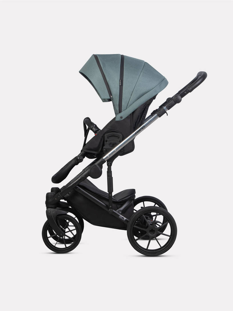 Коляска 2 в 1 Riko Nano Thermo Fabric 14 Dark sage