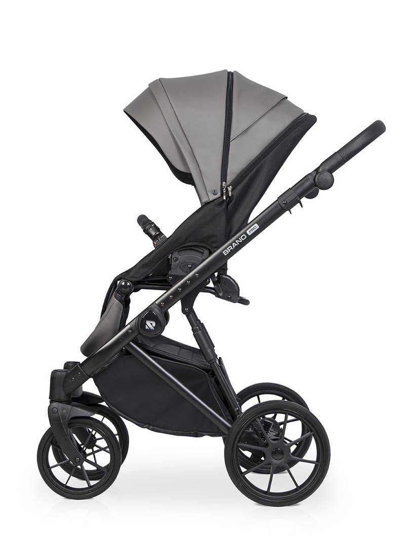 Коляска 2 в 1 Riko Brano Pro, 01 Anthracite