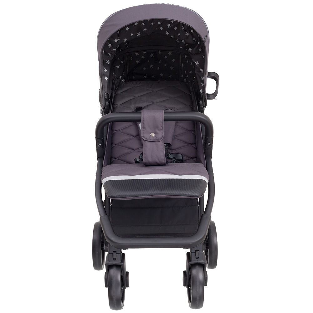 Коляска прогулочная Rant Vega Star Moon Grey. Цвет: Темно-серый
