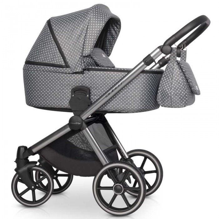 Коляска 2 в 1 Riko Qubus 01 серый