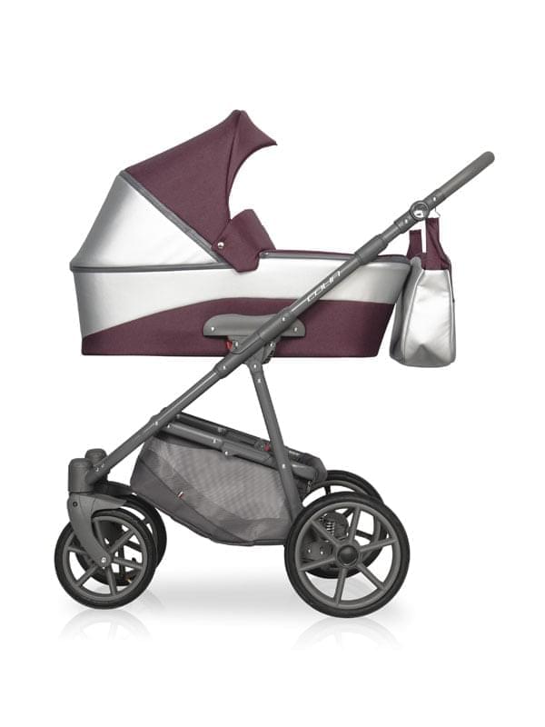 Коляска 2 в 1 Riko Basic Colin 05 серо-фиолетовый