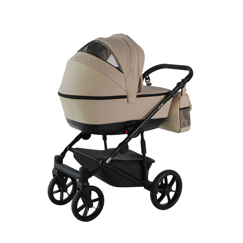 Детская коляска Sevillababy Tisso 2 в 1 латте экокожа