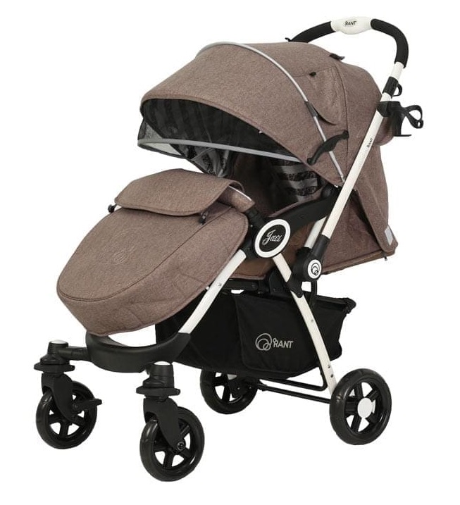 Прогулочная коляска Rant Jazz Trends, цвет: коричневый