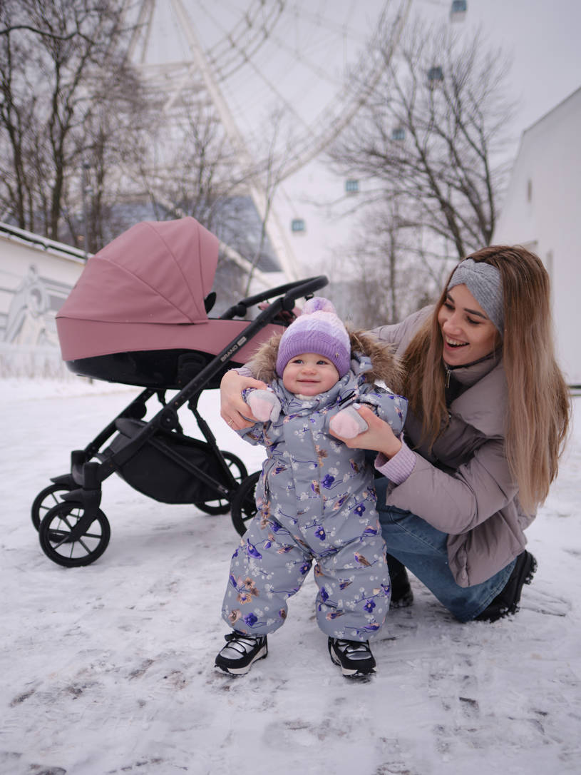 Коляска 2 в 1 Riko Brano Pro Energy pink