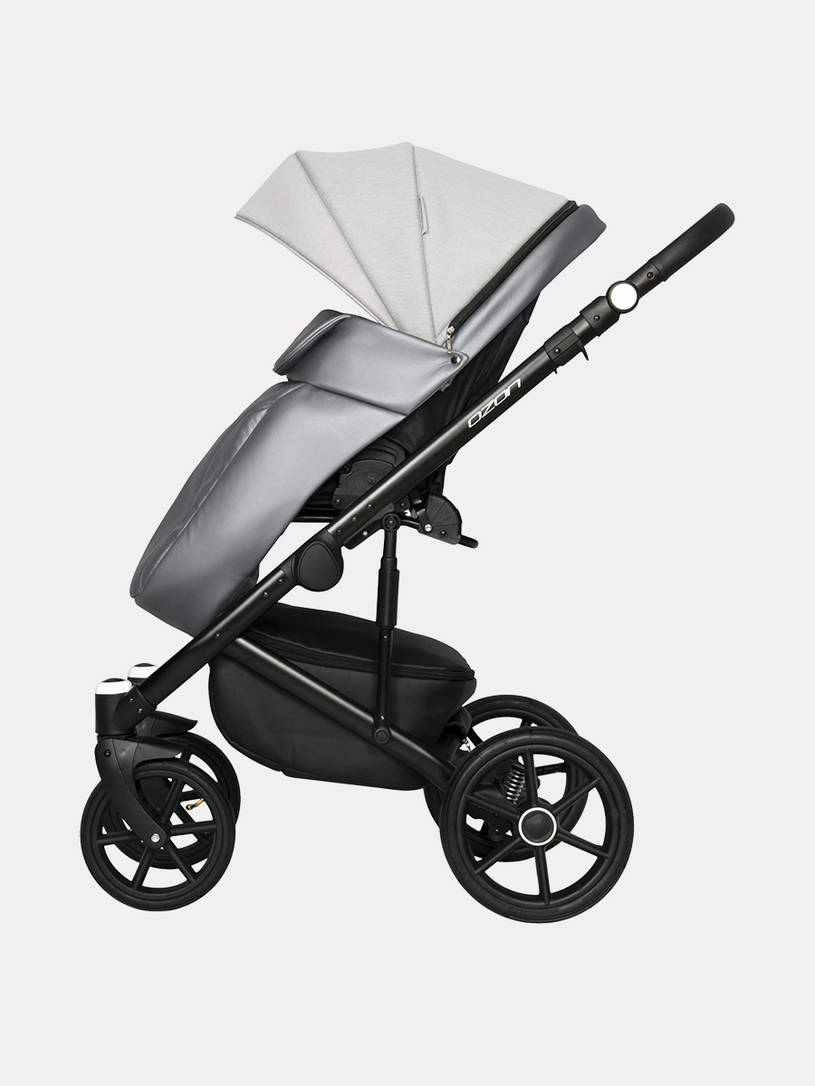 Коляска 2 в 1 Riko Basic Ozon Shine 03 серый