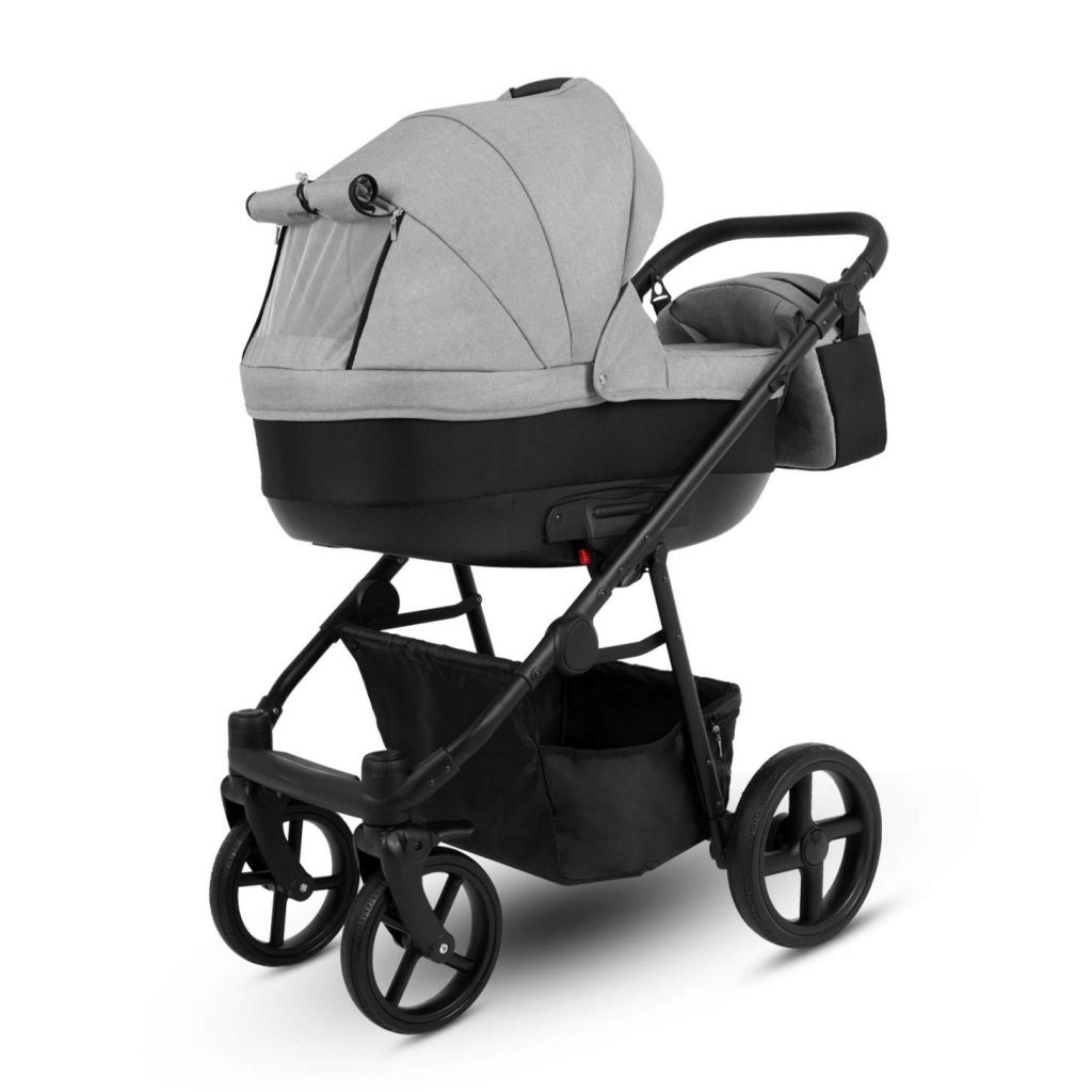Коляска 2 в 1 Camarelo Navo, Светло-серый меланж