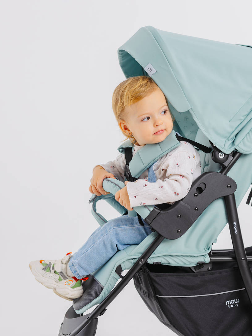 Коляска прогулочная Mowbaby Cross 2024 mint
