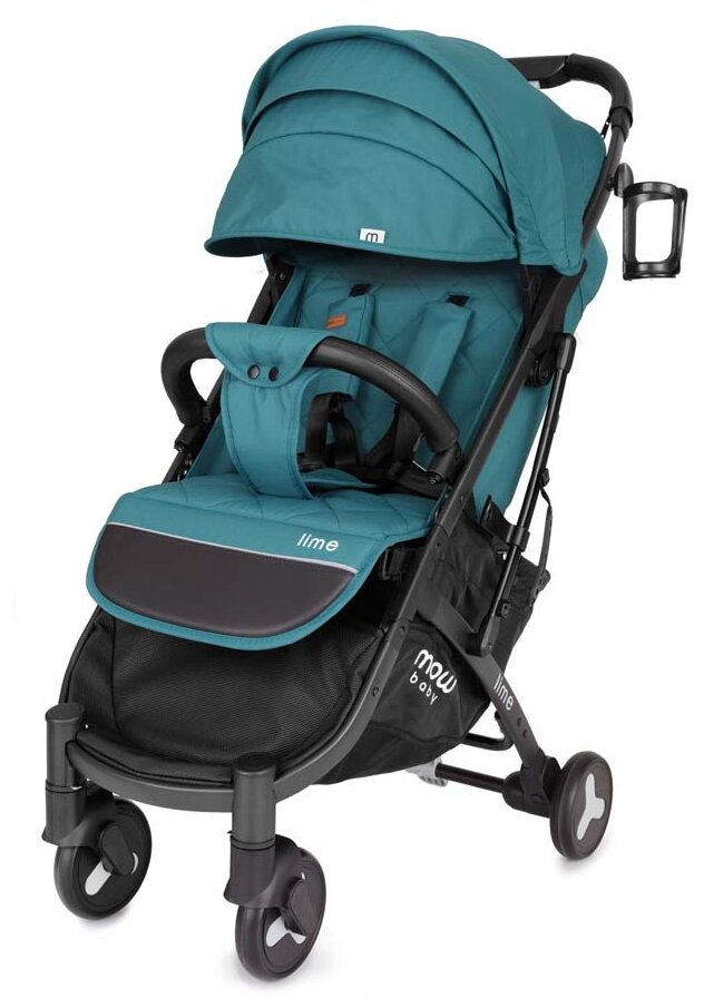 Коляска прогулочная Mowbaby Lime MB100 Ultragreen. Цвет: Зеленый