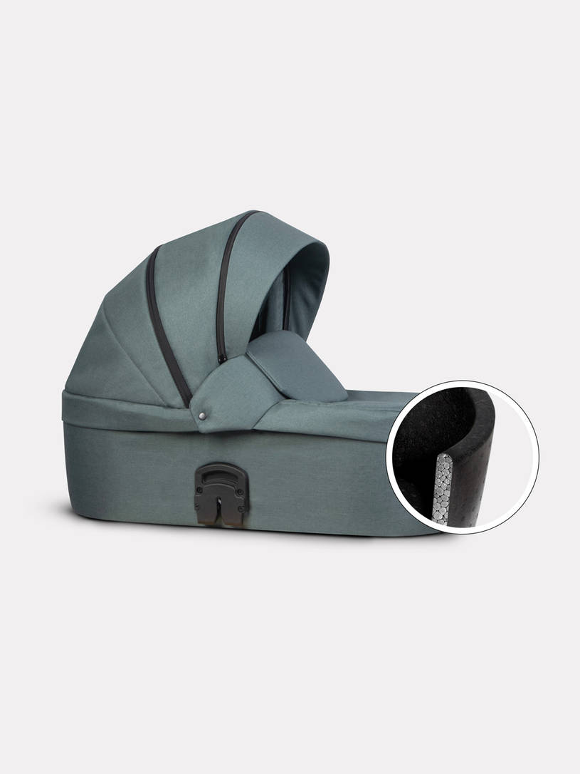 Коляска 2 в 1 Riko Nano Thermo Fabric 14 Dark sage