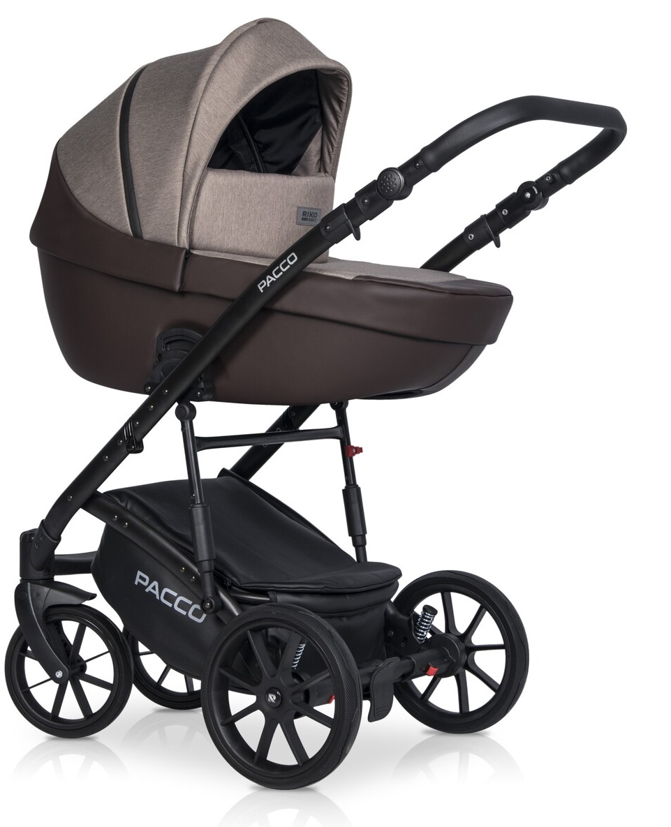 Коляска 3 в 1 RIKO BASIC PACCO 07 Mokka
