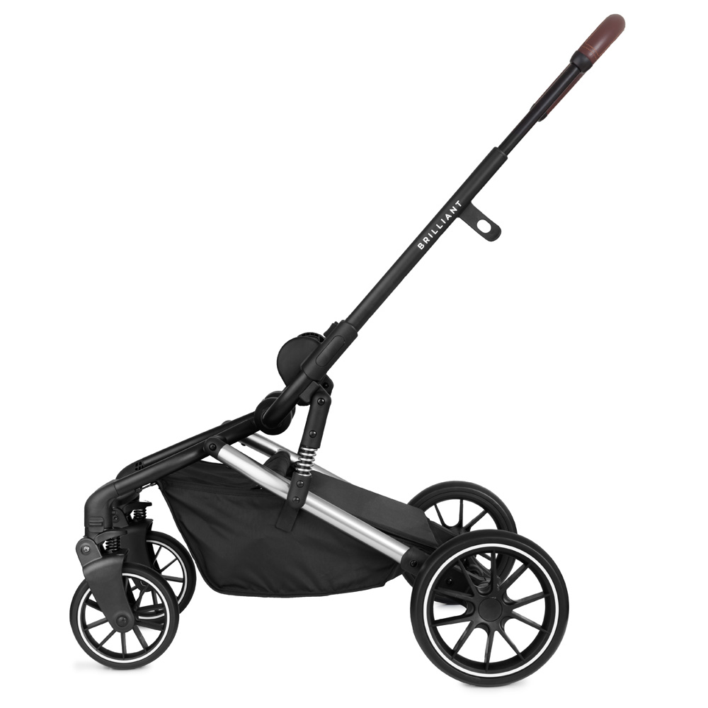 Коляска 2 в 1 Rant Brilliant Jet Carbon темно-серый